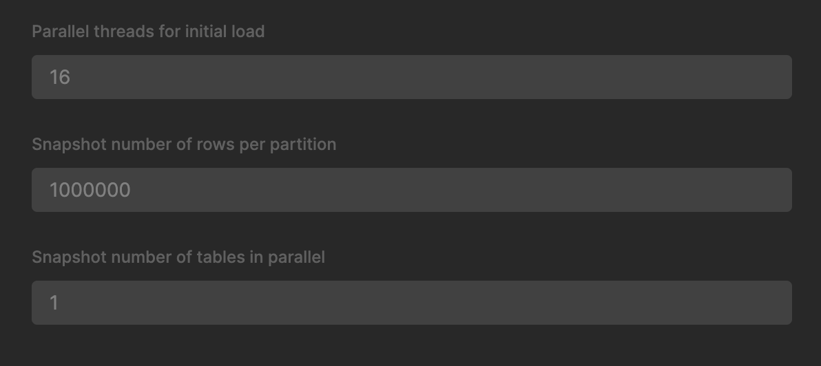 CDC Syncs table